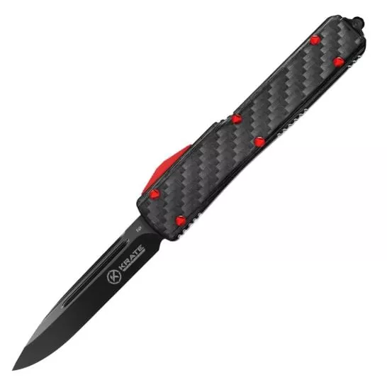 Krate Tactical OTF Knife – Carbon Fiber