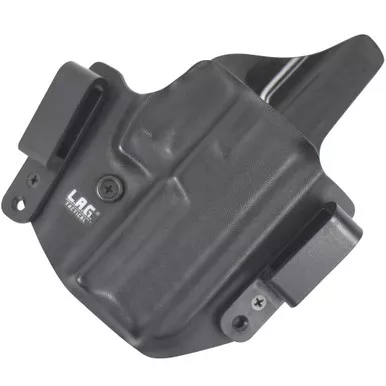 L.A.G. Tactical Defender Fits Glock 17/22/31 Right Hand OWB/IWB Black Kydex Holster (1013)