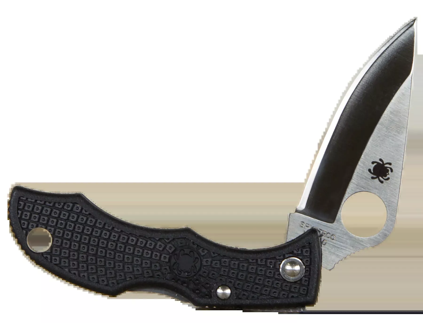 Ladybug 3 1.94″ Clip Point Plain Blade Folding Knife – Black