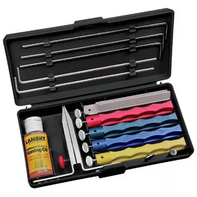 Lansky Sharpeners LKCPR 5-Stone Knife SharpeningProfessional System