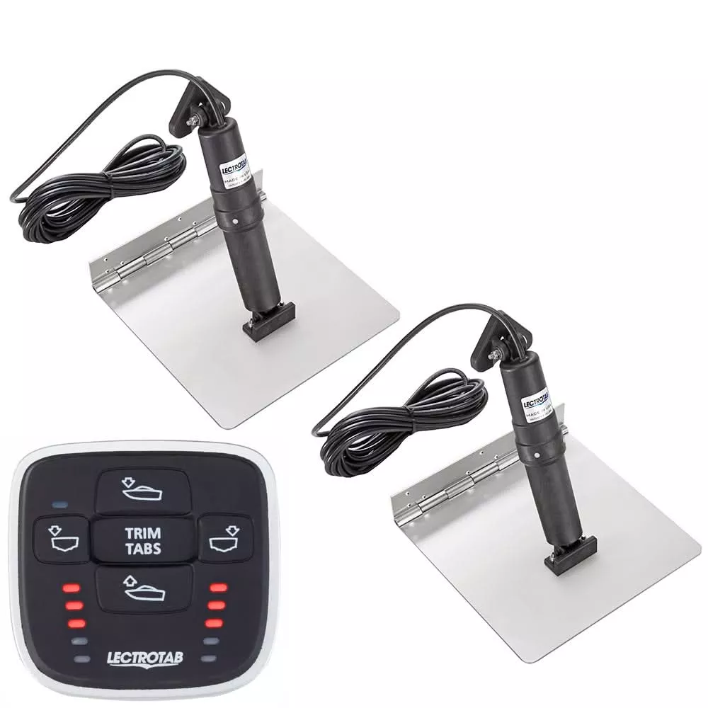 Lectrotab XKA Stainless Steel Trim Tab Kit w/MLC-1 Control - 12 x 12 - XKASML12X12