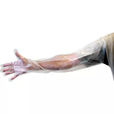 LEM Products Shoulder Length Poly Gloves