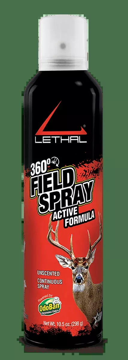 Lethal Field Spray Scent Eliminator Odor Eliminator Odorless 10.50 oz; 9717B6710A