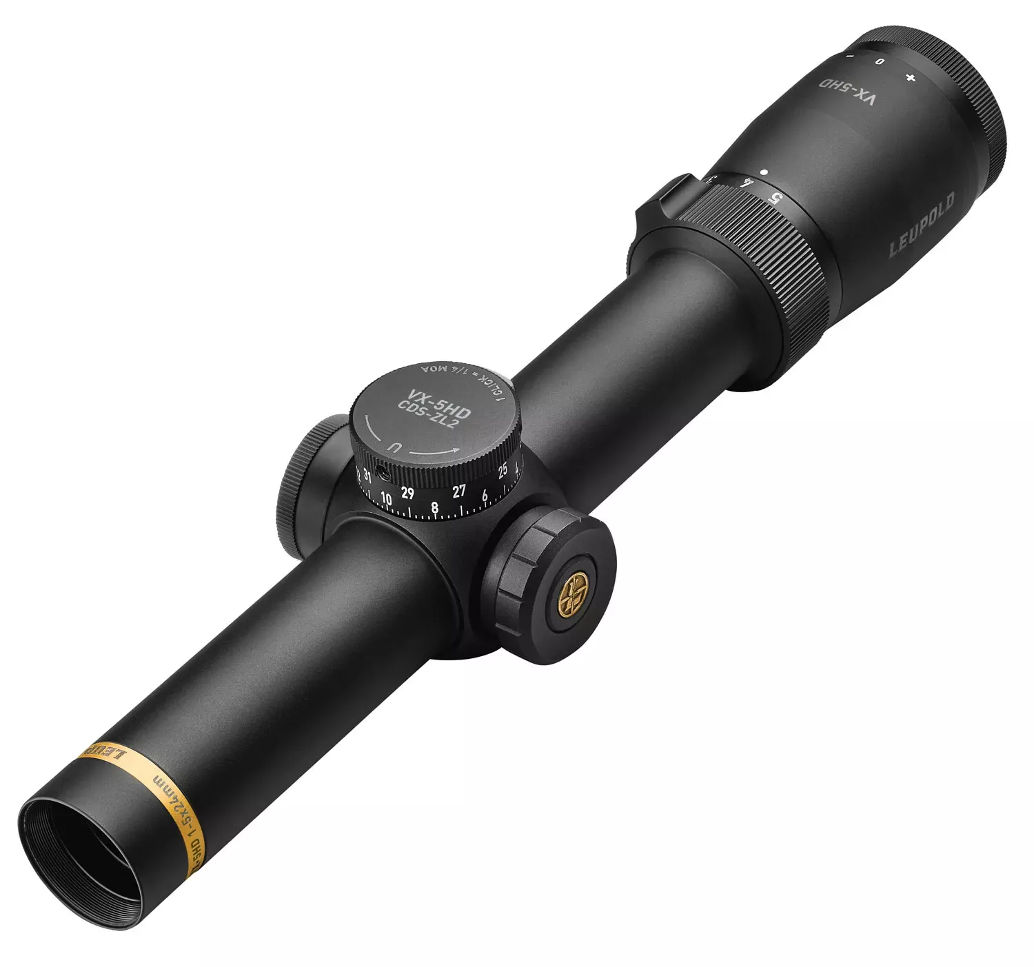 Leupold VX-5HD CDS Matte Black 1-5x24mm 30mm