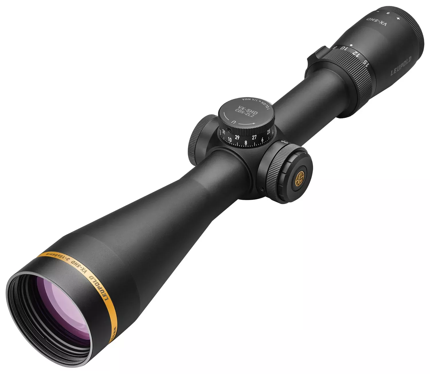 Leupold VX-5HD CDS Matte Black 3-15x56mm 30mm