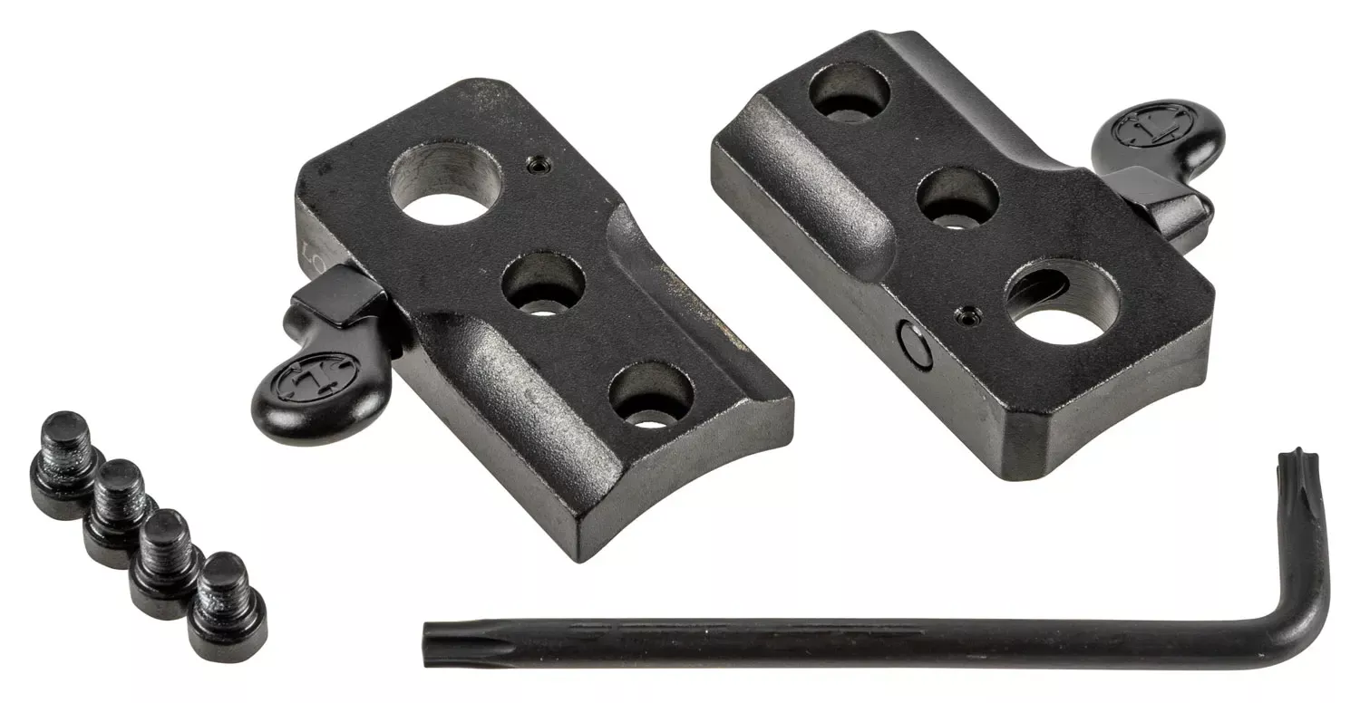 LeupoldQR Base Set Matte Black Browning Bar 0 MOA Steel Rifle