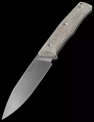LionSteel Bushcraft B35 Micarta Green Fixed Blade