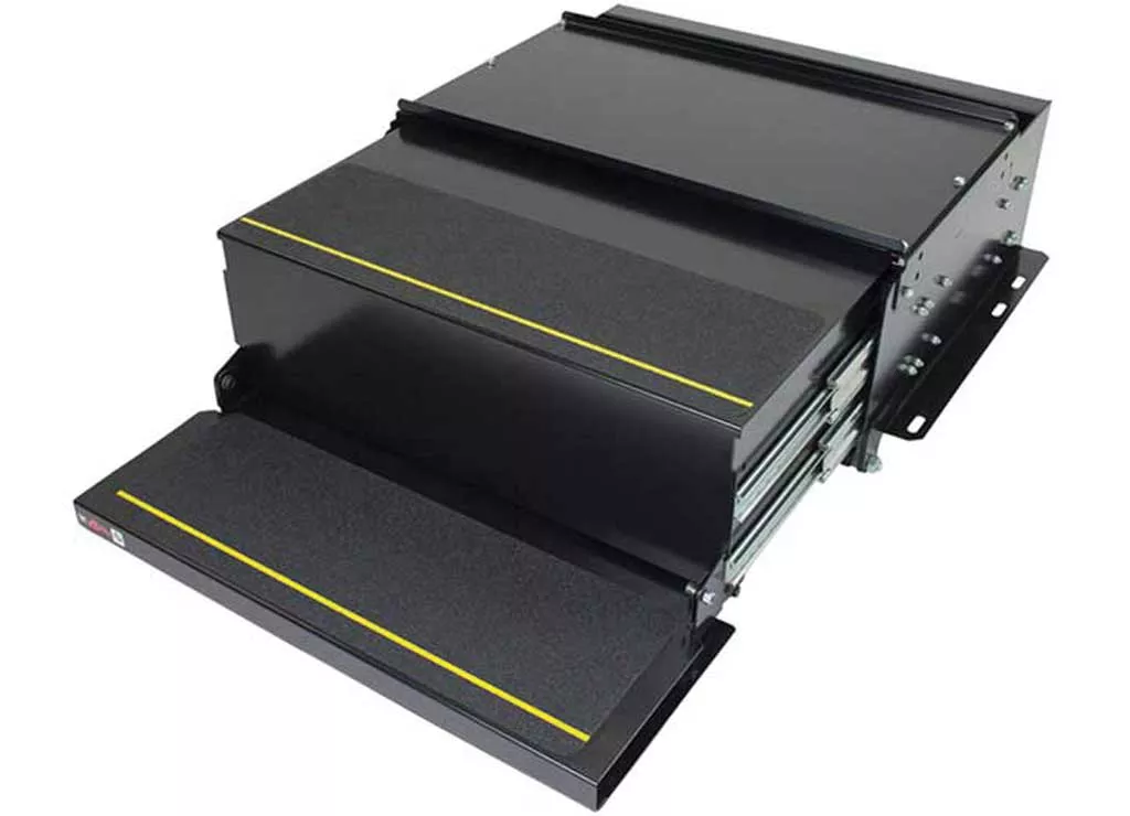 Lippert 42 Series Slide Style Step Assembly with Logic Control Unit and No Switch Kit• 372779