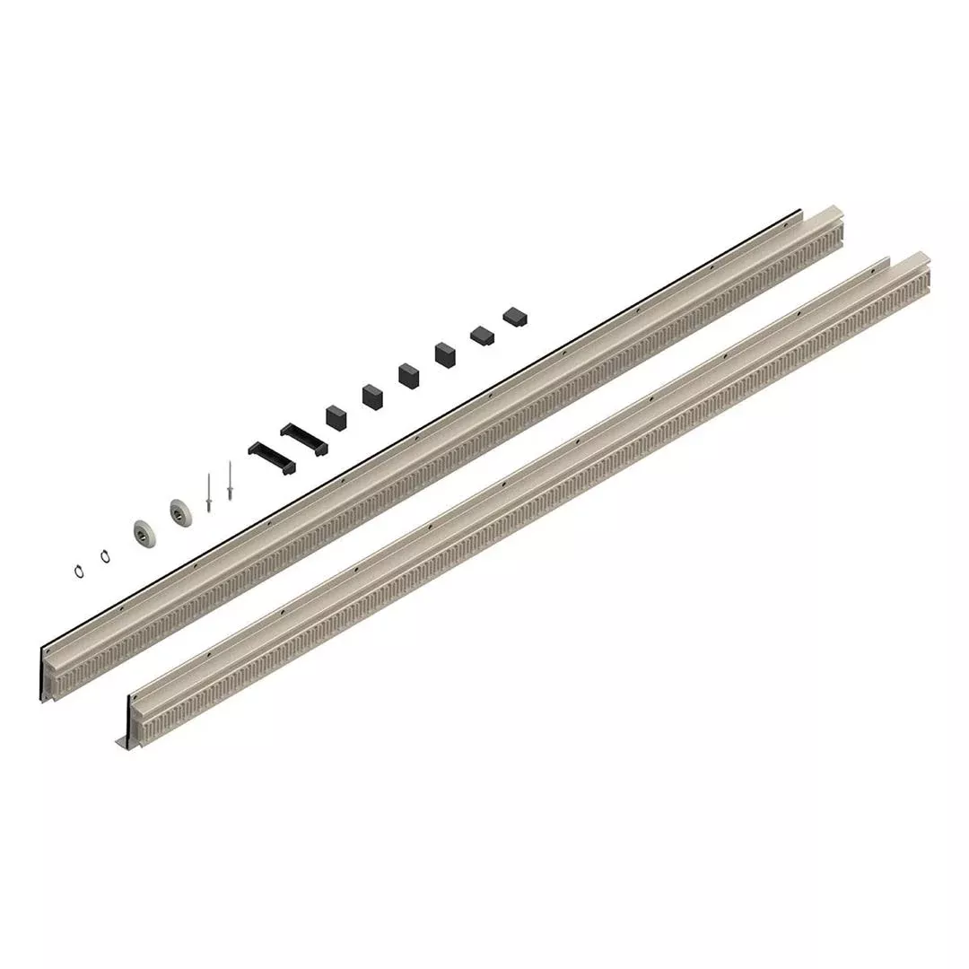 Lippert Inverted Dual Rack Repair Kit - Fixed Side - Clear• 366158