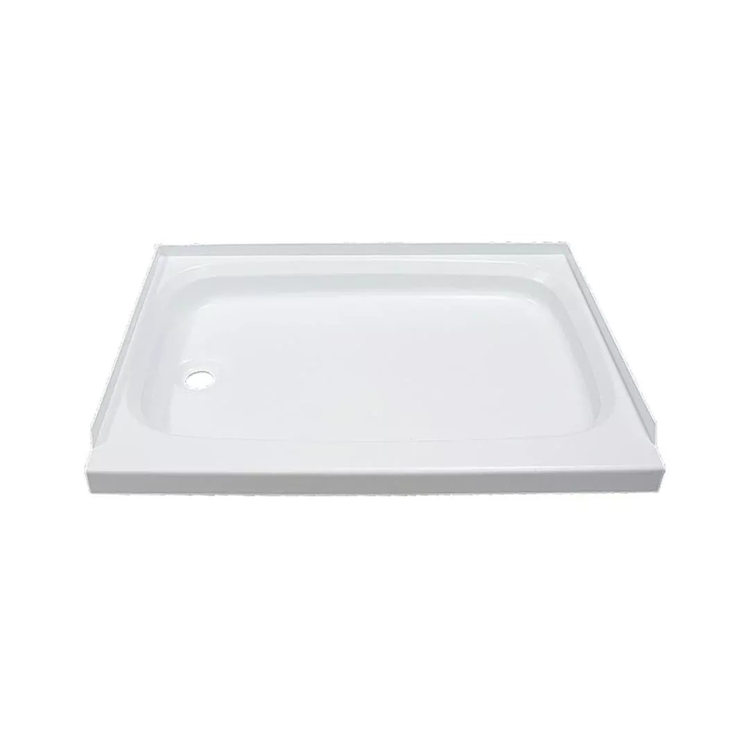 Lippert RV Shower Pan with Left Drain – 24″ x 36″ White• 210373