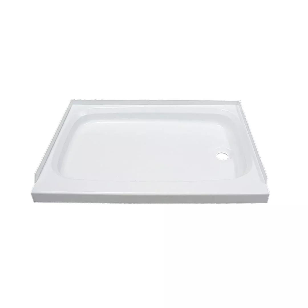 Lippert RV Shower Pan with Right Drain – 24″ x 36″ White• 210375