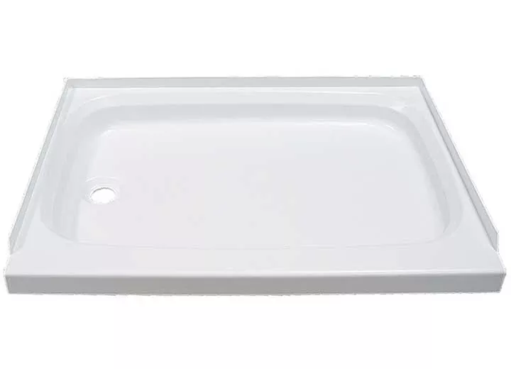 Lippert Shower Pan with Left Drain; 24″ x 40″, White• 210377