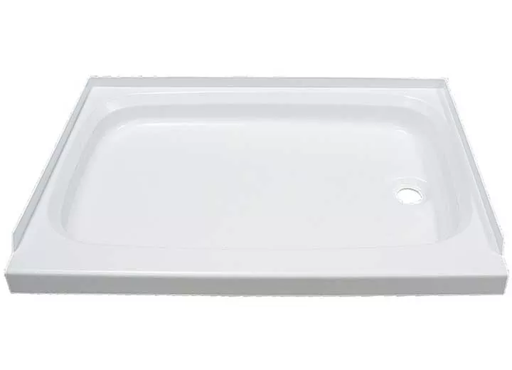 Lippert Shower Pan with Right Drain; 24″ x 40″, White• 210379