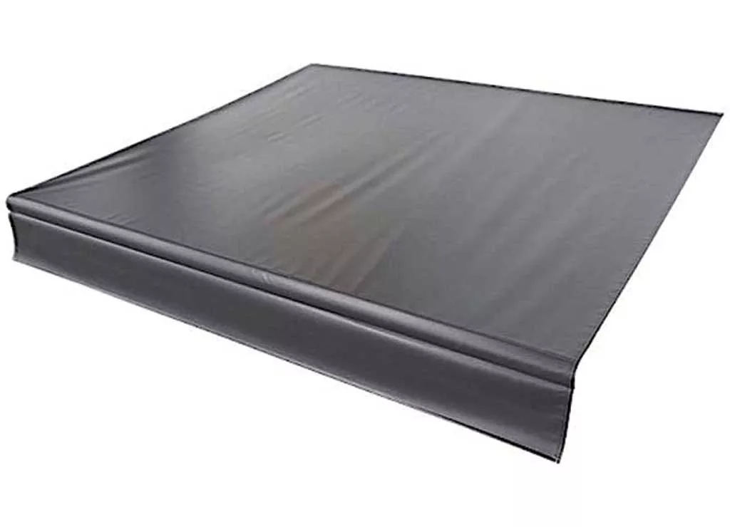Lippert Solera Universal Vinyl Replacement Fabric for 19′ RV Awning – Solid Black• V000334430