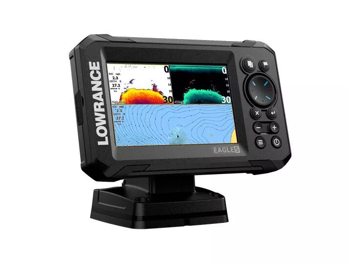 Lowrance Eagle 5 with SplitShot HD Transducer• 000-16111-001