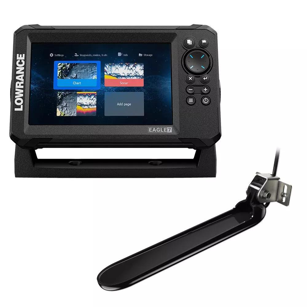Lowrance Eagle 7 w/TripleShot TransducerDiscover OnBoard Chart [000-16228-001]