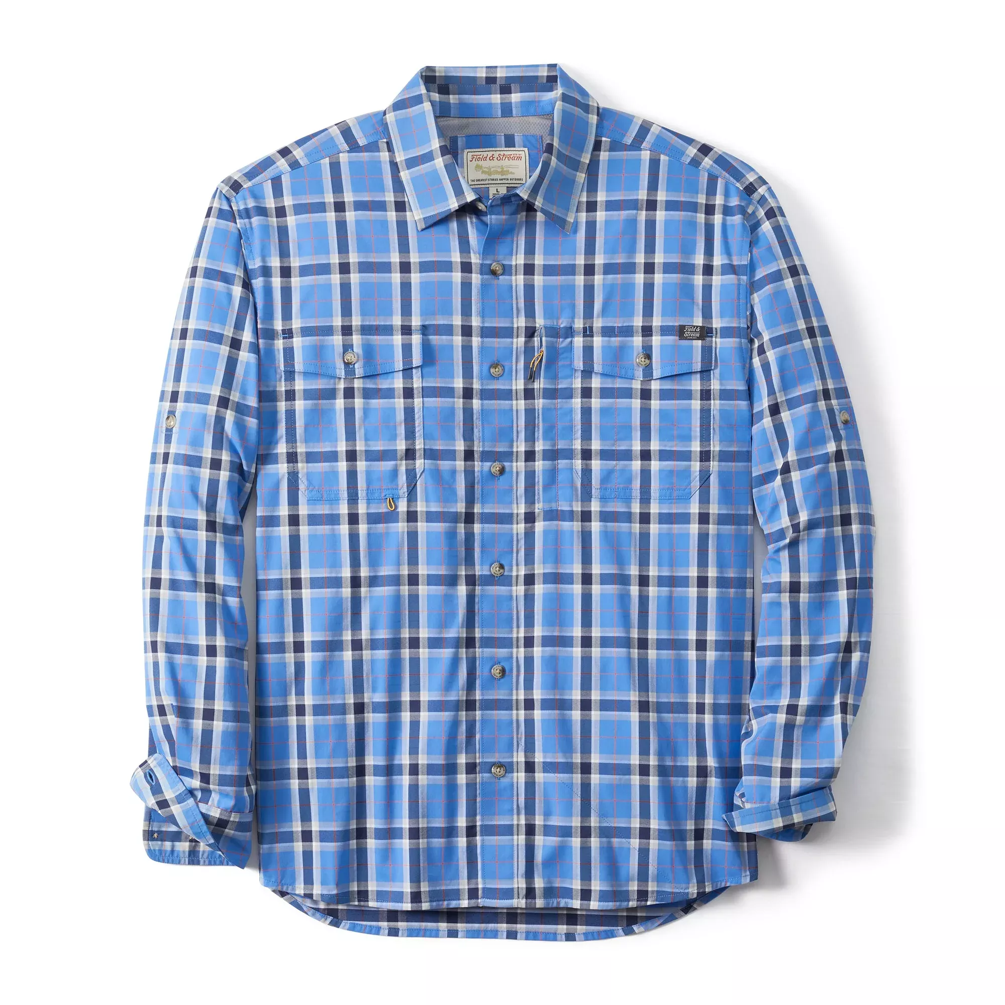 LS Performance Fishing Shirt - Bluejay Plaid