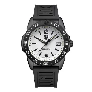 Luminox XS.3127M Pacific Diver Ripple Dive Watch, 39mm, Black Rubber Strap