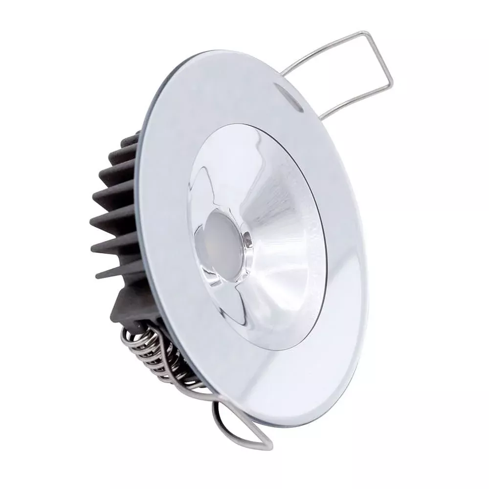 Lumitec Illusion Flush Mount LED Down Light – Spectrum RGBW – Cool White – Mirrored Housing