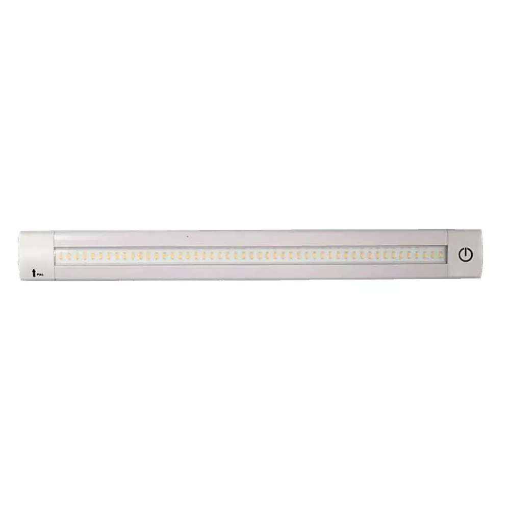 Lunasea Adjustable Linear LED Light w/Built-In Dimmer – 20″ Warm White w/Switch [LLB-32LW-01-00]