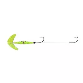 Mack’s Lures Double Whammy Walleye Series – Chartreuse Speck/Flo Chartreus