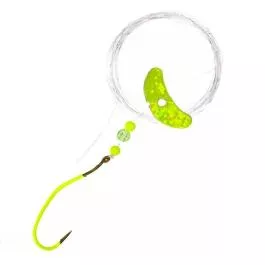 Mack's Lures Smile Blade Slow Death Pro - Chrt Spk YelChrt/Chrt