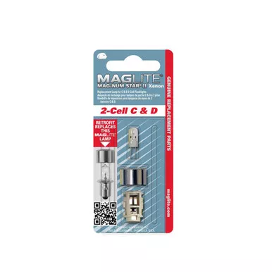 MAGLITE 2-Cell C & D Replacement Lamp (LMXA201)