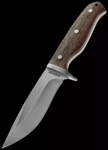Magnum Walnut Drop Fixed Blade Knife