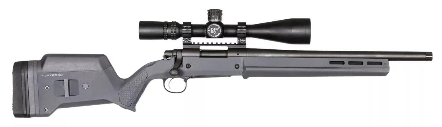 Magpul Hunter 700 Stock Fixed with Aluminum Bedding & Adjustable Comb Stealth Gray Synthetic for Remington 700 SA