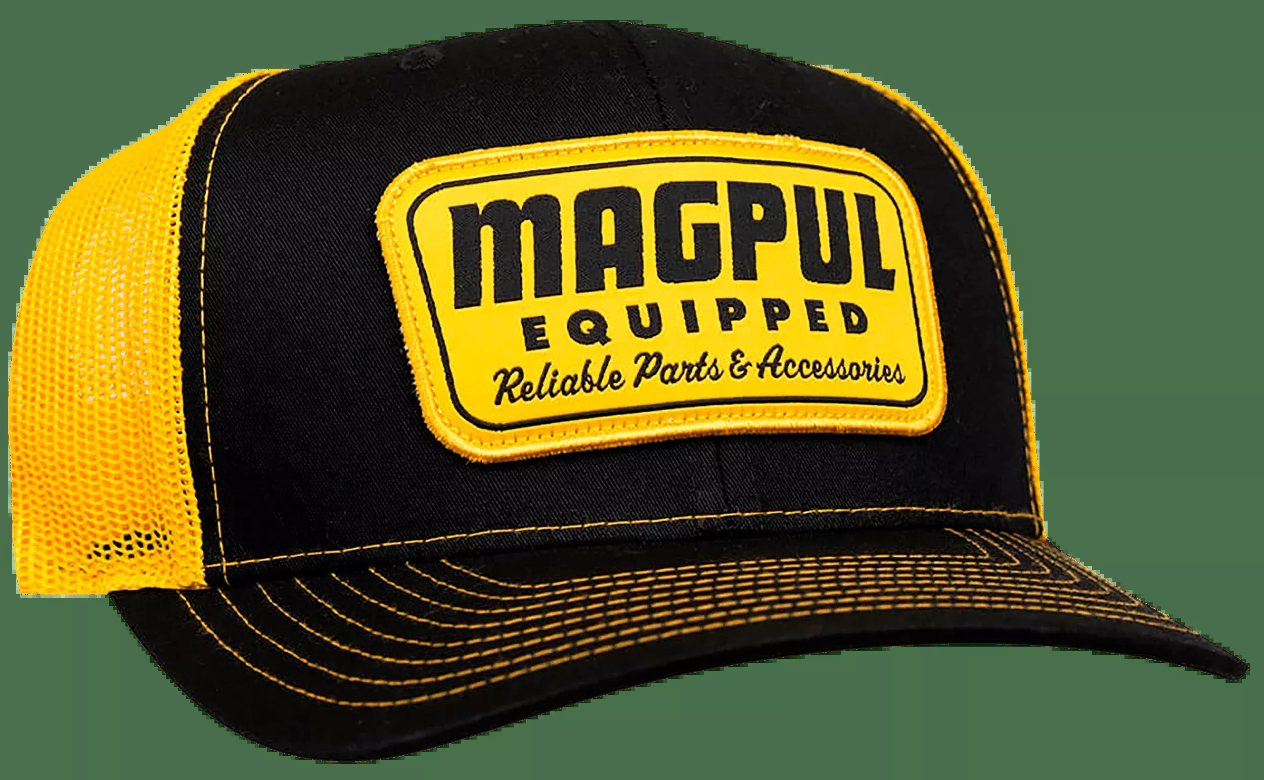 Magpul Industries Corp Equipped, Magpul Mag1179-005 Equipped Trucker Hat Blk/gld