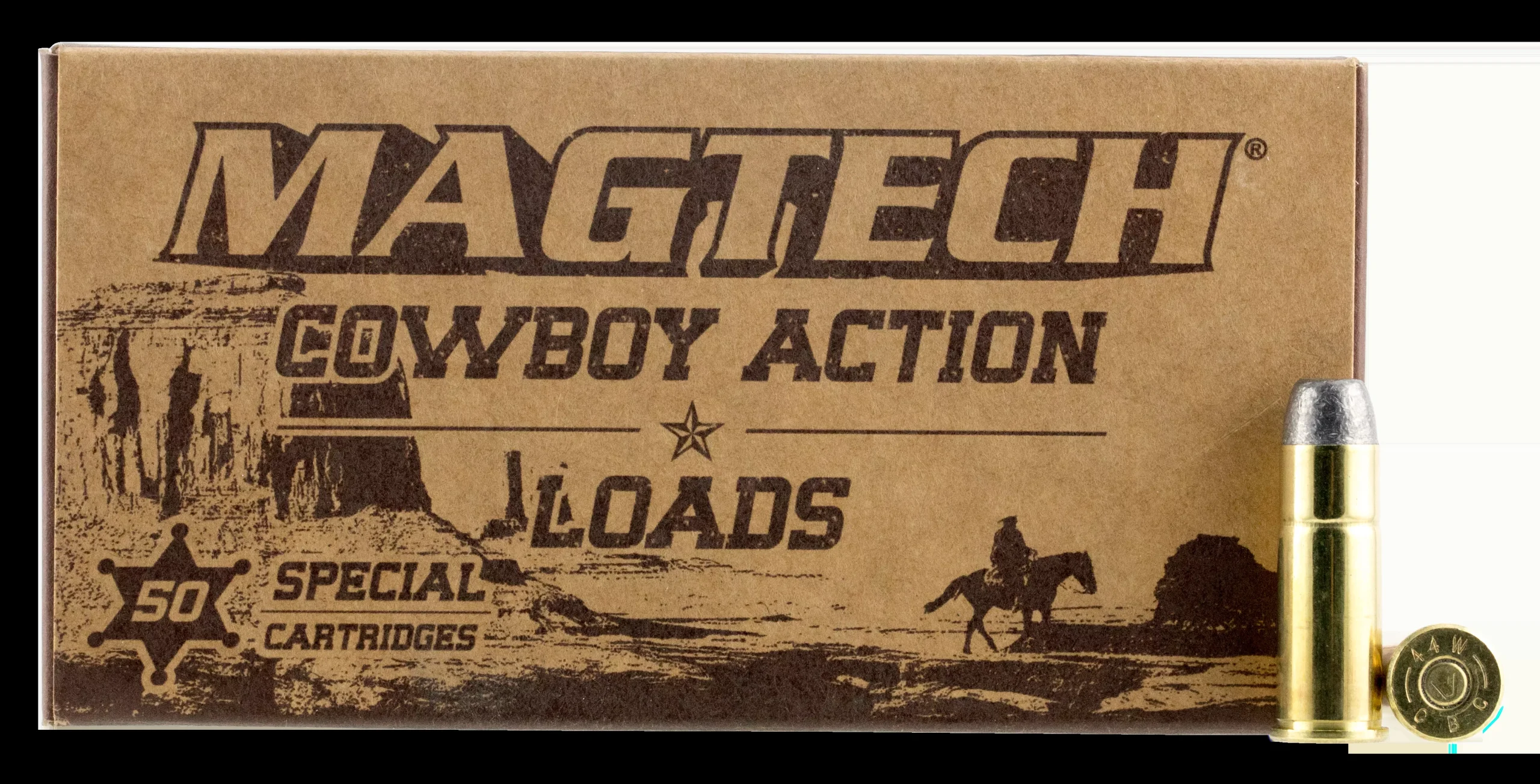 Magtech Cowboy Action44-40 Win 225 gr Lead Flat Nose (LFN) 50 Bx/ 20 Cs