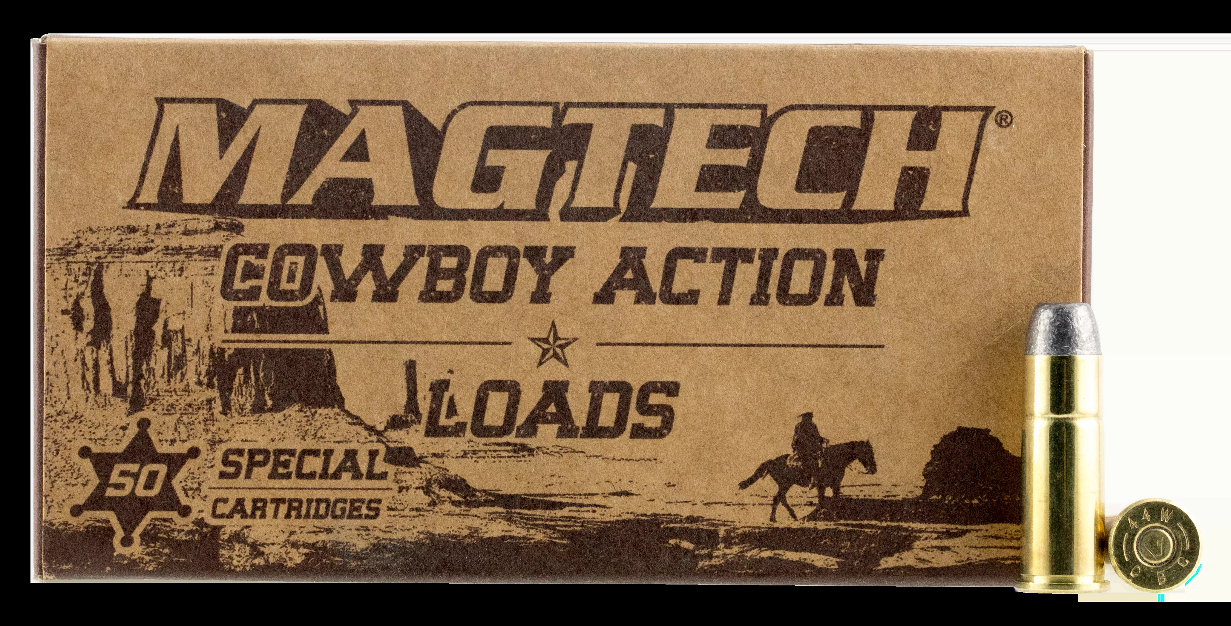 Magtech Cowboy Action44-40 Win 225 gr Lead Flat Nose (LFN) 50 Bx/ 20 Cs