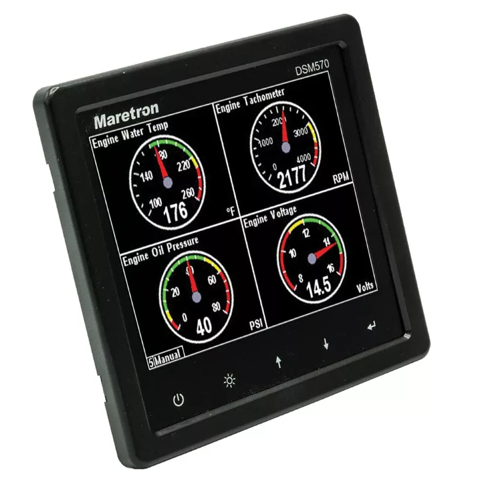 Maretron DSM570 5.7″ High Resolution Color Display w/Black Enclosure