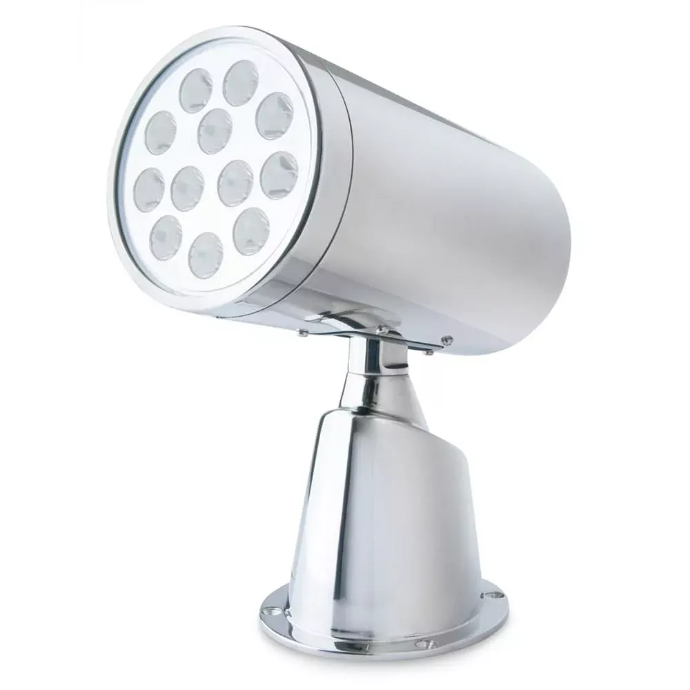 Marinco Wireless LED Stainless Steel Spotlight – No Remote – 23051A