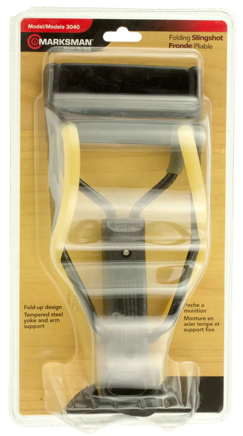 Marksman 3040 Folding Slingshot Yellow