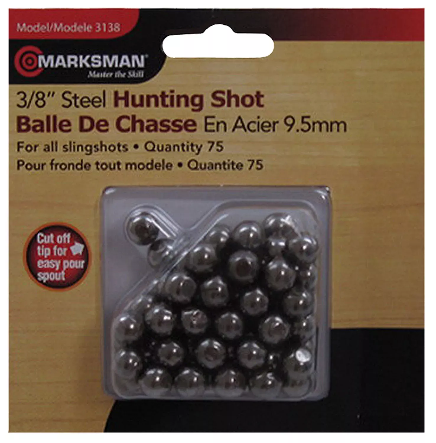 Marksman 3138 3/8" Steel 250/Box