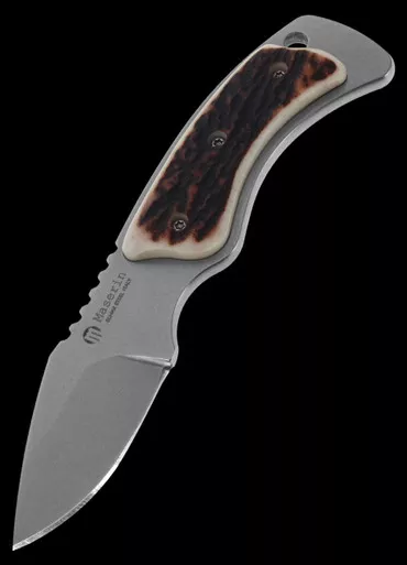 Maserin 924 Mini Trapper Stag Fixed Blade