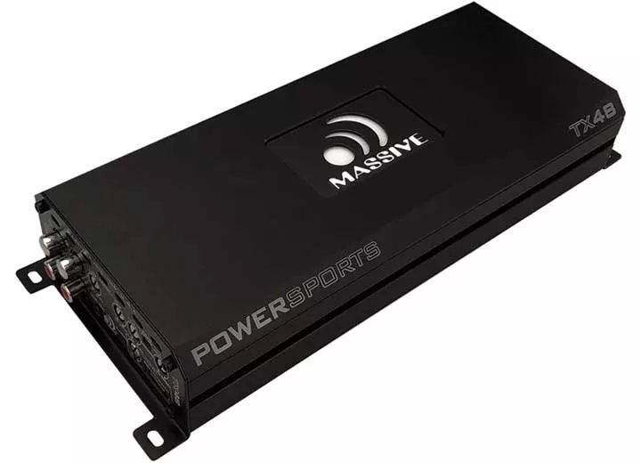 Massive 200 Watts X 4 @ 4 Ohm RMS Marine 4 Channel Amplifier• TX48
