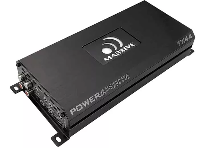 Massive Audio 120 Watts x 4 @ 4 Ohm RMS 4 Channel Bluetooth Marine Amplifier• TX44