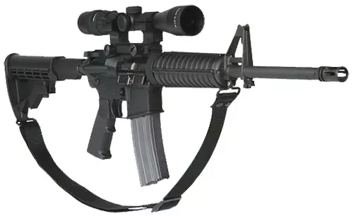 Max Ops Duty Tactical Sling 1.25" W x 11" L Adjustable Two-Point Black Webbing