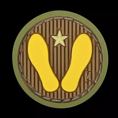Maxpedition Yellow Footprints Patch