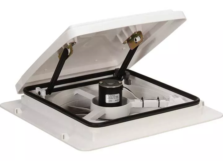 Maxxair Maxxfan Roof Vent with White Manual Lid & 4-Speed Fan• 00A04301K