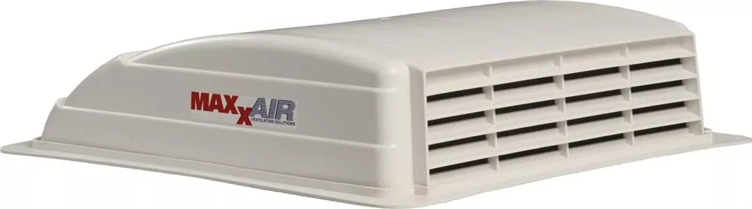 Maxxair Mini Plus Roof Vent with Screen and Fan, White• 00-03801