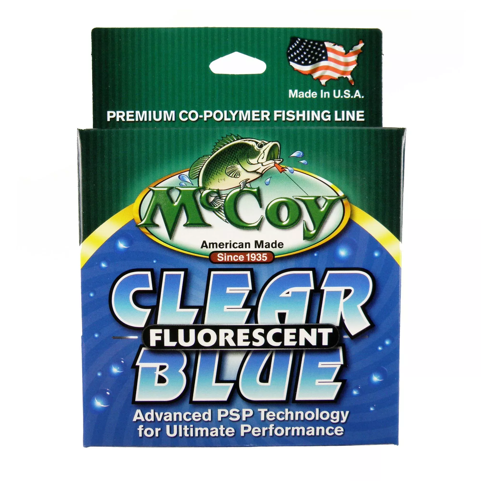 McCoy Premium Co-Polymer Fishing Line – Clear Blue Fluorescent