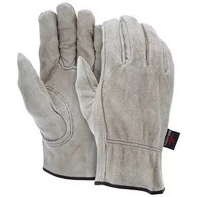 MCR Safety 3130 Select Grade Brown Split Cow Leather Driver Work Gloves
