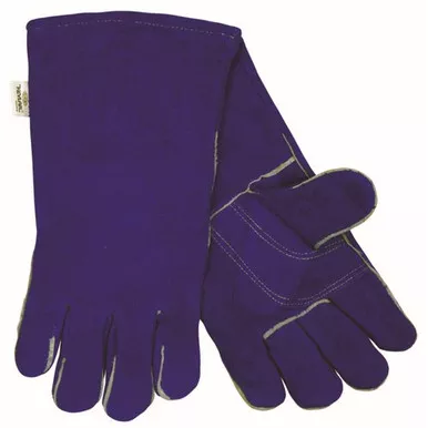 MCR Safety 4501 Regular Shoulder Split Leather, Kevlar Sewn Welding Work Gloves