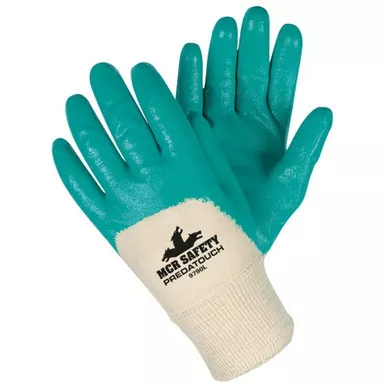 MCR Safety 9790 Predatouch™ Ultralight Palm Over Knuckle Nitrile Coated, Interlock Lined, ActiFresh Treated Gloves w/ Knit Wrist