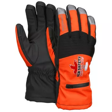 MCR Safety 980 Wind & Waterproof 100g or 200g Thinsulate™ Lined, MAXGrid™ Palm Mechanics Gloves w/ Inner Elastic Snow & Ice Cuff