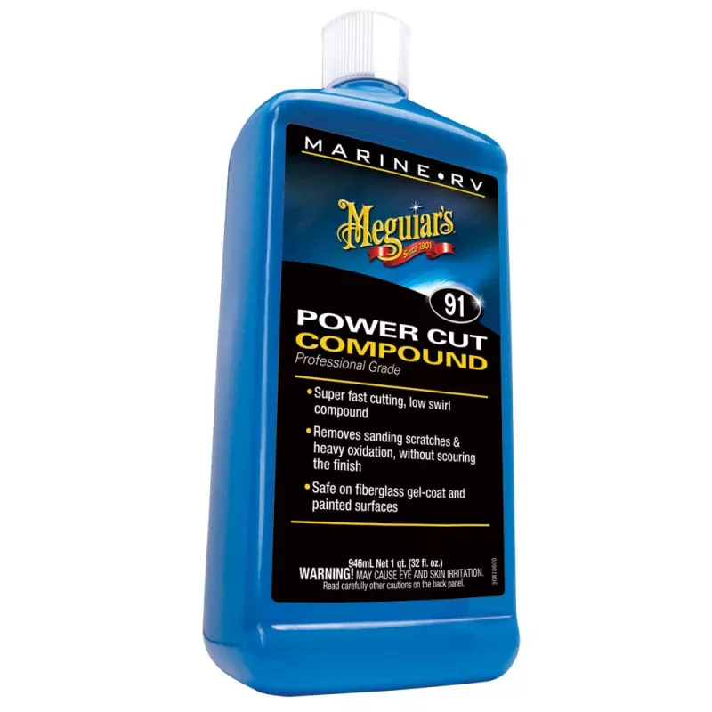Meguiar’s #91 Marine/RV Pro Grade Power Cut Compound – 32oz