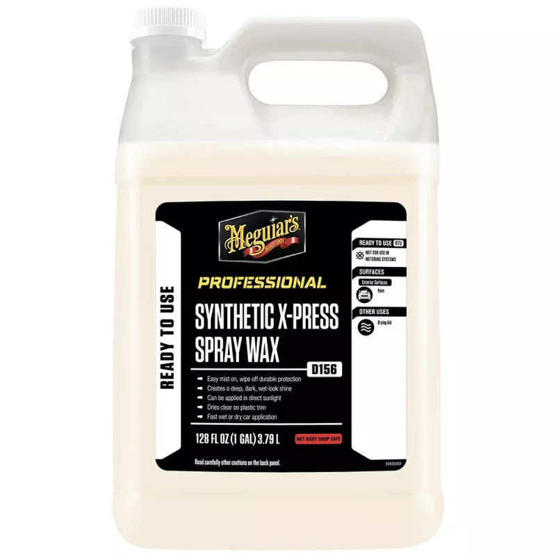 Meguiar’s Synthetic X-Press Spray Wax – 1 Gallon